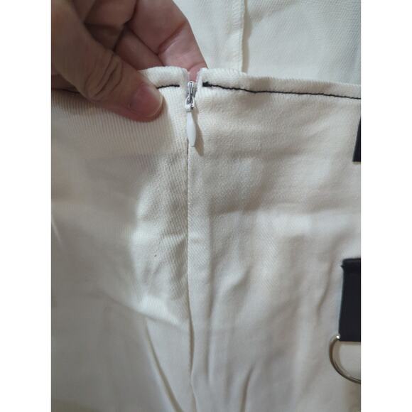 Choosy Dumbo Overalls Off-white/Black Size M NWT - Picture 7 of 8